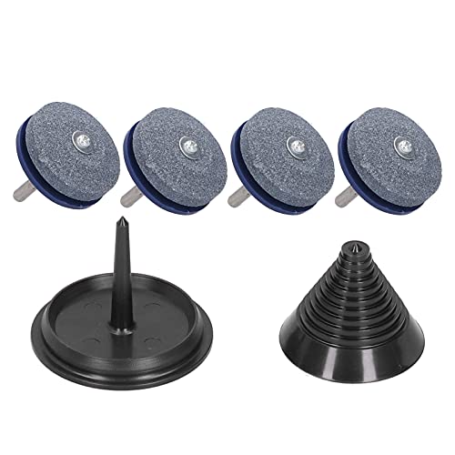 4-teiliger Rasenmäher-Messerschärfer mit Balancer Power Device Universal rotierender Rasenmäher schärfen Schleifstein Schärfer Gartenzubehör 4-teiliger Rasenmäher-Messerschärfer mit Balancer Power Device Universal rotierender Rasenmäher schärfen Schleifstein Schärfer Gartenzubehör von Natudeco