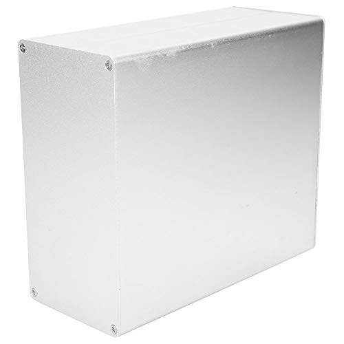 Aluminium-Projektbox Elektronische Projektbox Mattsilber Split Type DIY Electronic Enclosure Case 80x160x180mm Für Elektronische Produkte von Natudeco