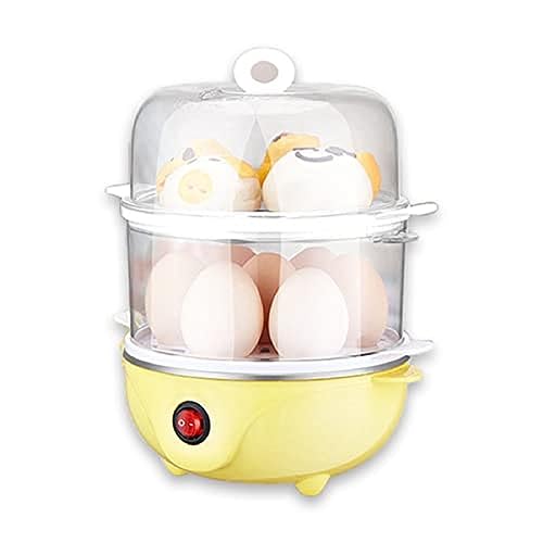 Eierkocher, multifunktionaler Mini-Doppel-Eierkocher für zu Hause, schneller Eierkocher, abnehmbar, leicht zu reinigendes Küchengeschirr von Natudeco