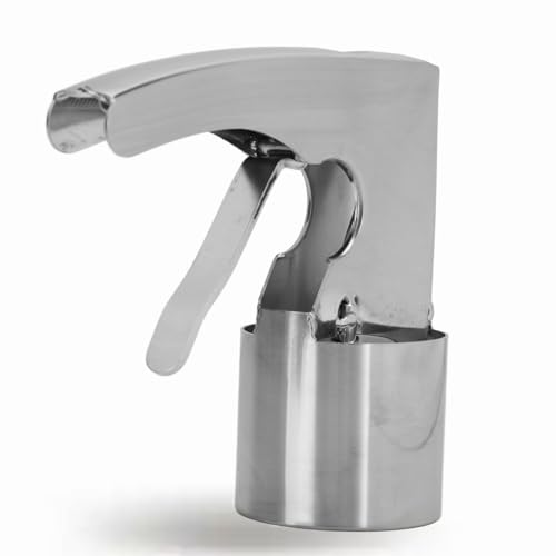 Ice Cream Scoop Big Volume Scoop Old Time Ice Cream Scoop Ergonomisches Design Zylinder Eisportionierer aus Edelstahl mit Griff Leicht zu reinigen für Home Party von Natudeco