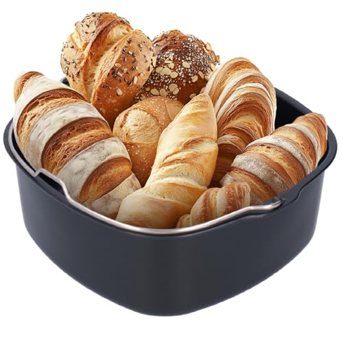 Kuchenform, Eisenfritteuse, Kuchenform, Kuchenfass, Eisenfritteuse, Backzubehör Für HD9925 HD9860 HD9905 01 Standard-Fritteusen(22cm) von Natudeco