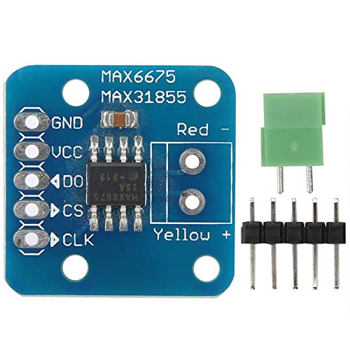 MAX6675 Temperatursensor Typ K Thermoelementmodul DIY Sensormodul Temperaturfühler Sensoren 3-5V DC -200°C ~ 1350°C von Natudeco