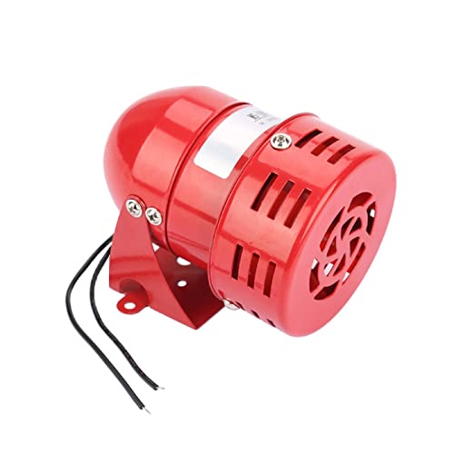 MS-190 Elektromotor Windschraube Alarm 220V 120DB Mini Metall Motor Warngerät 50mA 25W Horn Sirene Lauter Summer Straßenfehler Gerät für Fabrikbau Wohngebiete von Natudeco