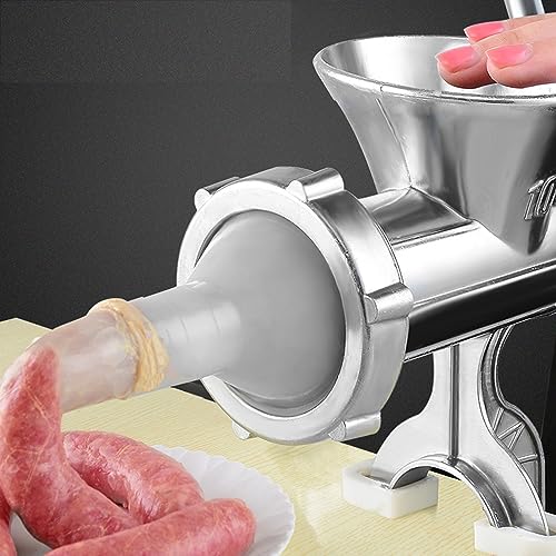 Manuelle Wurst Fleischwolf Lebensmittel Sheredder Rindfleisch Fleischwolf Pfeffer Gewürz Schleifmaschine Handkurbel-Schleifer Gewürzmühle Tischmontage Silber für Fleisch Gemüse Manuelle Wurst Fleischwolf Lebensmittel Sheredder Rindfleisch Fleischwolf Pfeffer Gewürz Schleifmaschine Handkurbel-Schleifer Gewürzmühle Tischmontage Silber für Fleisch Gemüse von Natudeco