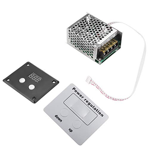 Natudeco 4000W SCR Digitalspannungsregler AC 220V Motor Speed ​​Control Dimmer Thermostat Nichtlinearer Wärmeregler Gouverneur von Natudeco