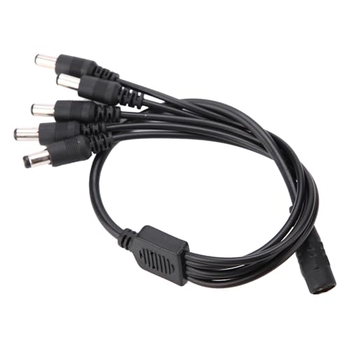 Natudeco 5.5x2.1mm weiblich bis männliche Steckanschlussanschluss Netzteil Splitter Stromversorgungsverzögerung Kabel -Kabelverlängerung für CCTV -Kamera (1 Punkt 5) von Natudeco