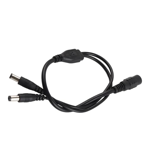 Natudeco 5.5x2.1mm weiblich bis männliche Steckanschlussanschluss Netzteil Splitter Stromversorgungsverzögerung Kabel -Kabelverlängerung für CCTV -Kamera (1 bis 2) von Natudeco