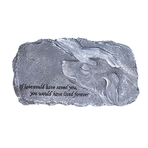 Natudeco Pet Memorial Stone Gifts Puppy Angel Garden Memorial Tombstone Resin Dog Cat Gravestone for Pet Memorial Gifts Pet Loss Gifts(1#) von Natudeco