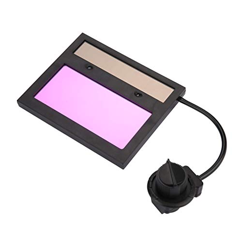 Natudeco Schweißhelm Linsenfilter, TX600D Solar Auto Darkening Schweißlinse Am Kopf montierte Sicherheitsschutzschweißermaskenlinse Anti-Lichtbogen-Löten Dimmen Helmlinse 110 90 mm von Natudeco