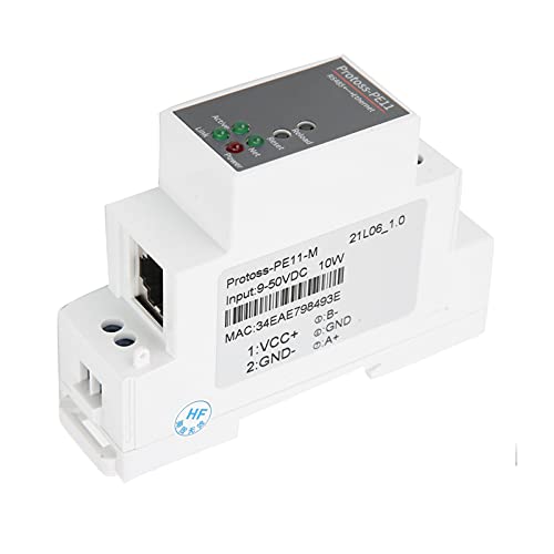 RS485 zu WIFI Serieller Server Schienenmontage Ethernet Serieller Server Ethernet Netzwerkmodul 9-50VDC 10W PE11-M Heimelektronik von Natudeco