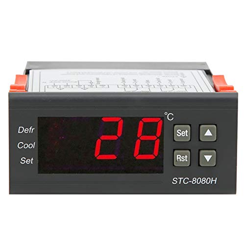 STC-8080H Temperaturregler -50℃-99℃ Digitalanzeige Thermostate Kühlung und Abtauung Überlaufalarm Gasdetektoren 220VAC für Kühllastwagen STC-8080H Temperaturregler -50℃-99℃ Digitalanzeige Thermostate Kühlung und Abtauung Überlaufalarm Gasdetektoren 220VAC für Kühllastwagen von Natudeco