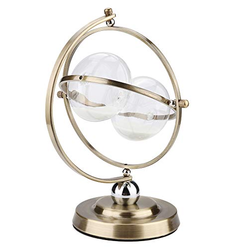 Sanduhr-Timer, Metall-Sanduhr, Sanduhr, Glas-Timer, 15 Minuten, Rotierende Sanduhr Für Zimmer, Zuhause, Büro, Schreibtisch, Dekoration, Geschenk von Natudeco