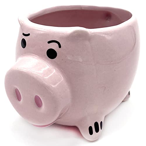 Schwein-Keramiktasse, Niedliche Rosa Schwein-Keramik-Tasse, Kinder-Tier-Tier-Keramik-Tasse, Cartoon-Figur-Form, Tasse, Griff, Schöne Form, Wassertasse Für Kaffee, Tee, Milch von Natudeco