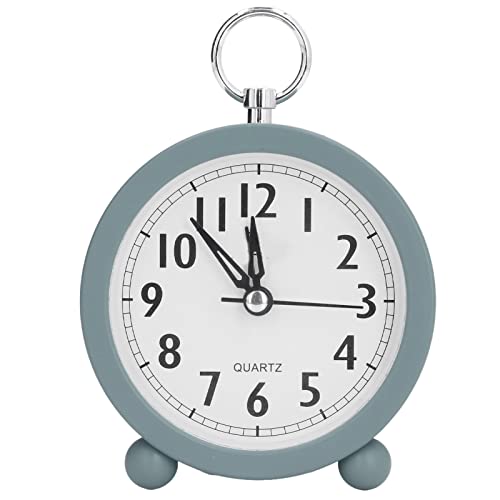Tischuhr Analoger Wecker Retro-Wecker Nichtstrahlende Schreibtischuhr Uhr Für Schlafzimmer Batterieuhren Klein Für Wohnzimmer Schlafzimmer Nachttisch von Natudeco