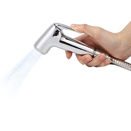 Persönliche Hygiene-Sprühgerät, Hand-Bidet-Toiletten-Sprühgerät, galvanisches Hand-Bidet-Sprühgerät, Kopfhalter, Schlauch-Set, WC-Bidet-Reinigungskopf von Natudeco