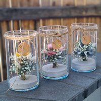 Trockenblumenglas/Blumiges Dankeschön Blumige Kleinigkeit Kleiner Trockenblumenstrauß Im Glas Geschenkidee Mit Trockenblumen von NatuerlichGestalten