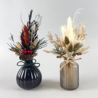 Tischdeko Vase Trockenblumen Natur Weihnachten Winter Geschenkidee Tischdeko Vase Trockenblumen Natur Weihnachten Winter Geschenkidee von NatuerlichMitStil