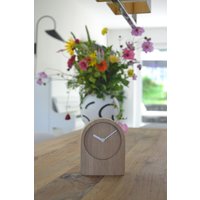 Dom - Tischuhr Eiche Mit Quarz-Uhrwerk von Natuhr