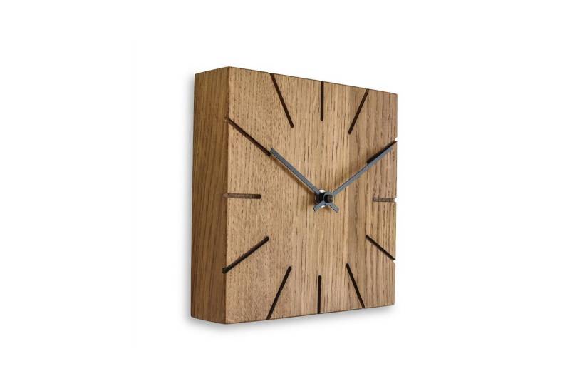 Natuhr Funkwanduhr Beam Wanduhr Tischuhr - Massivholz Design Schwarze Zeiger Funkuhrwerk Natuhr Funkwanduhr Beam Wanduhr Tischuhr - Massivholz Design Schwarze Zeiger Funkuhrwerk von Natuhr