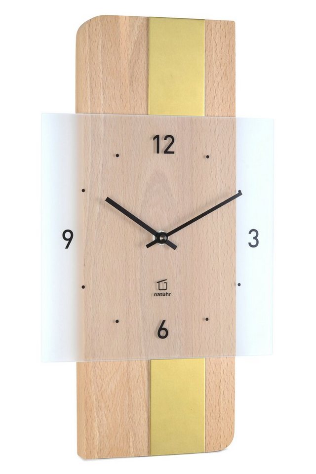 Natuhr Funkwanduhr Natuhr Wanduhr - Fusion - präzises Funk-Uhrwerk Holz Metall Glas Natuhr Funkwanduhr Natuhr Wanduhr - Fusion - präzises Funk-Uhrwerk Holz Metall Glas von Natuhr