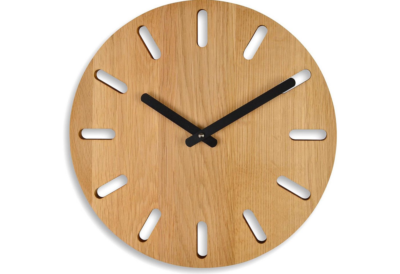 Natuhr Wanduhr Comma Massivholz Eiche Geölt ⌀ 30 cm Natuhr Wanduhr Comma Massivholz Eiche Geölt ⌀ 30 cm von Natuhr