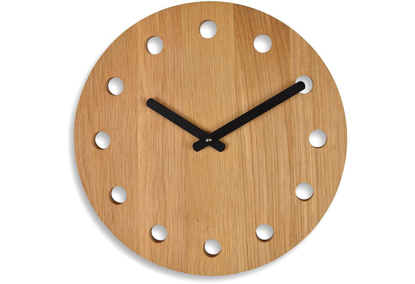 Natuhr Wanduhr Dot Massivholz Eiche Geölt ⌀ 30 cm Natuhr Wanduhr Dot Massivholz Eiche Geölt ⌀ 30 cm von Natuhr