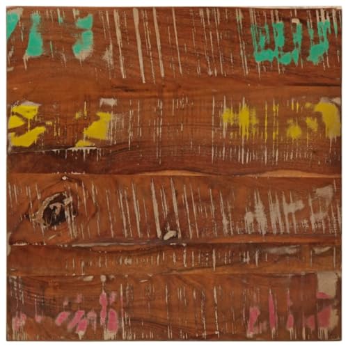 Natulvd 60 x 60 cm Tischplatte – Ersatz-Essbrett aus Holz – rustikales Altholz – pflegeleicht – 38 mm dick Natulvd 60 x 60 cm Tischplatte – Ersatz-Essbrett aus Holz – rustikales Altholz – pflegeleicht – 38 mm dick von Natulvd