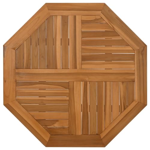 Natulvd Achteckige Tischplatte, 60 x 60 cm, Universal-Holz-Schreibtisch-Arbeitsplatte für Heim- und Büroschreibtisch von Natulvd