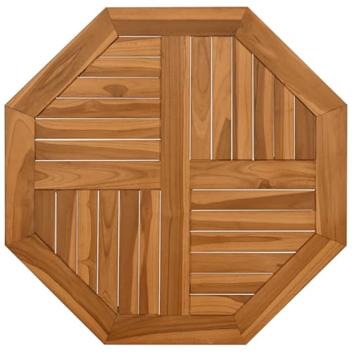 Natulvd Achteckige Tischplatte, 70 x 70 cm, Universal-Holz-Schreibtisch-Arbeitsplatte für Heim- und Büroschreibtisch von Natulvd