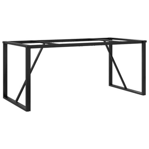 Natulvd Metall-Tischbeine, 73 cm H, O-förmiger Rahmen, robuste industrielle Möbelbeine für Couchtisch, Bank, Sofa, Schrank, 160 x 80 x 73 cm Natulvd Metall-Tischbeine, 73 cm H, O-förmiger Rahmen, robuste industrielle Möbelbeine für Couchtisch, Bank, Sofa, Schrank, 160 x 80 x 73 cm von Natulvd