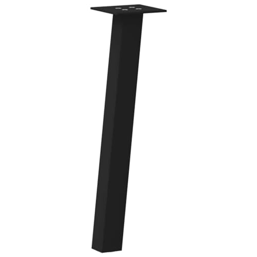 Natulvd Neigte Tischbeine 4er Set, 30cm Industrie Rohr DIY Möbel Tischbeine mit Schrauben für DIY Schreibtisch Frühstück Bar Stand Bank (Schwarz) von Natulvd