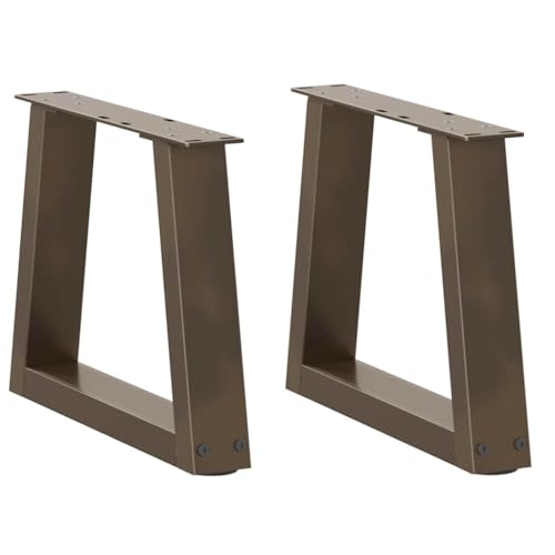 Natulvd Robuste Metall-Tischbeine, 40 x 30 cm, industrielle Trapez-Möbelbeine mit verstellbaren Füßen, stabile Schreibtischbeine für DIY-Tisch, Schreibtisch, Bank, Frühstücksbar, Braun, 2 Stück Natulvd Robuste Metall-Tischbeine, 40 x 30 cm, industrielle Trapez-Möbelbeine mit verstellbaren Füßen, stabile Schreibtischbeine für DIY-Tisch, Schreibtisch, Bank, Frühstücksbar, Braun, 2 Stück von Natulvd