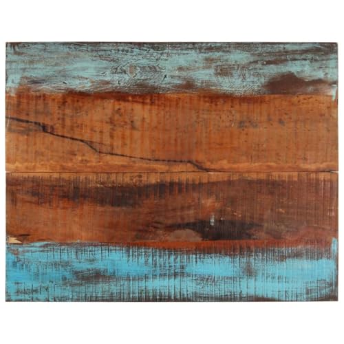 Natulvd Rustikale Holz-Tischplatte, 70 x 90 cm, rechteckig, für Esstisch, Couchtisch, DIY-Möbel-Tischplatte, 25 mm dick (mehrfarbig) von Natulvd