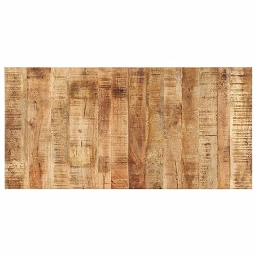 Natulvd Rustikale Holz-Tischplatte, rechteckig, für Esstisch, Couchtisch, DIY-Möbel-Tischplatte, 15 mm dick, 120 x 60 cm (Braun) von Natulvd