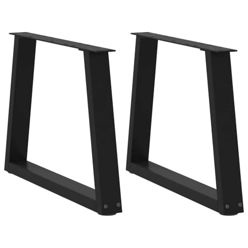 Natulvd Tischbeine, schwarz, 42 cm hoch, 2 Stück, Trapez-Schreibtischbeine für Bank, Esstisch, Beistelltisch, Stühle, Stahl, 70 x 42 cm Natulvd Tischbeine, schwarz, 42 cm hoch, 2 Stück, Trapez-Schreibtischbeine für Bank, Esstisch, Beistelltisch, Stühle, Stahl, 70 x 42 cm von Natulvd