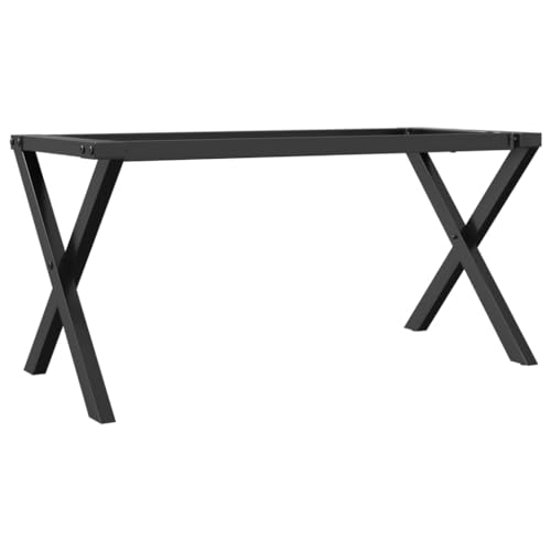 Natulvd Tischbeine aus Stahl, 43 cm H, X-förmiger Rahmen, robuste industrielle Möbelbeine für Couchtisch, Bank, Sofa, Schrank (70 x 30 x 43 cm) von Natulvd