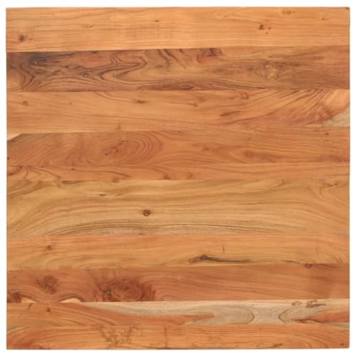 Natulvd Tischplatte 80 x 80 cm – Ersatz-Essbrett aus Holz – natürliche Farbe – pflegeleicht – 38 mm dick von Natulvd