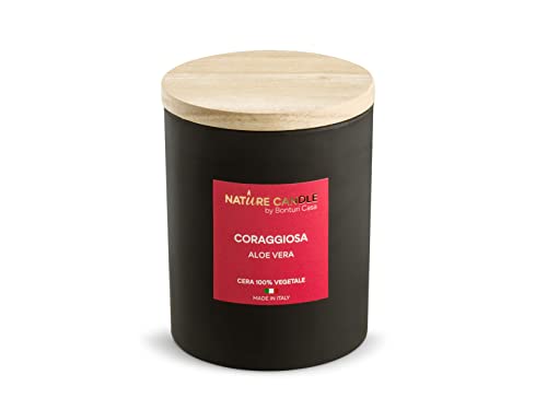 Natur Candle Duftkerze Natural Candle Linie Sie ist aus 100 % pflanzlichem Duft Aloe Vera 200 g, mehrfarbig, 200 g von Natur Candle