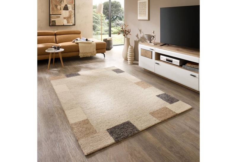 Natur Pur Teppich Natur Loop - handgetufteter moderner Wollteppich, Rechteckig, moderner Handtuftteppich von Natur Pur