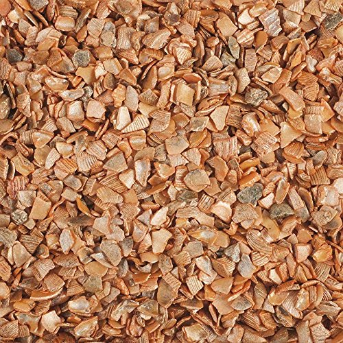Natur-deko Effekt-MUSCHELGRANULAT 2-5mm 1 kg Muschel Sand in ORANGE -70 von Natur-deko