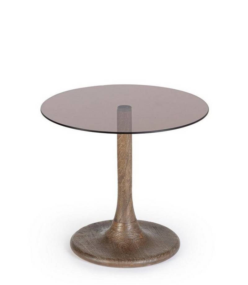 Natur24 Beistelltisch Aberdeen Couchtisch 45 x 45 x 40 cm Mangoholz Glas Natur Natur24 Beistelltisch Aberdeen Couchtisch 45 x 45 x 40 cm Mangoholz Glas Natur von Natur24