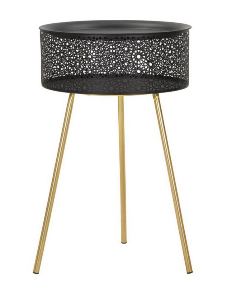Natur24 Beistelltisch Blacky Beistelltisch 40 x 40 x 65 cm Metall Gold Schwarz Natur24 Beistelltisch Blacky Beistelltisch 40 x 40 x 65 cm Metall Gold Schwarz von Natur24