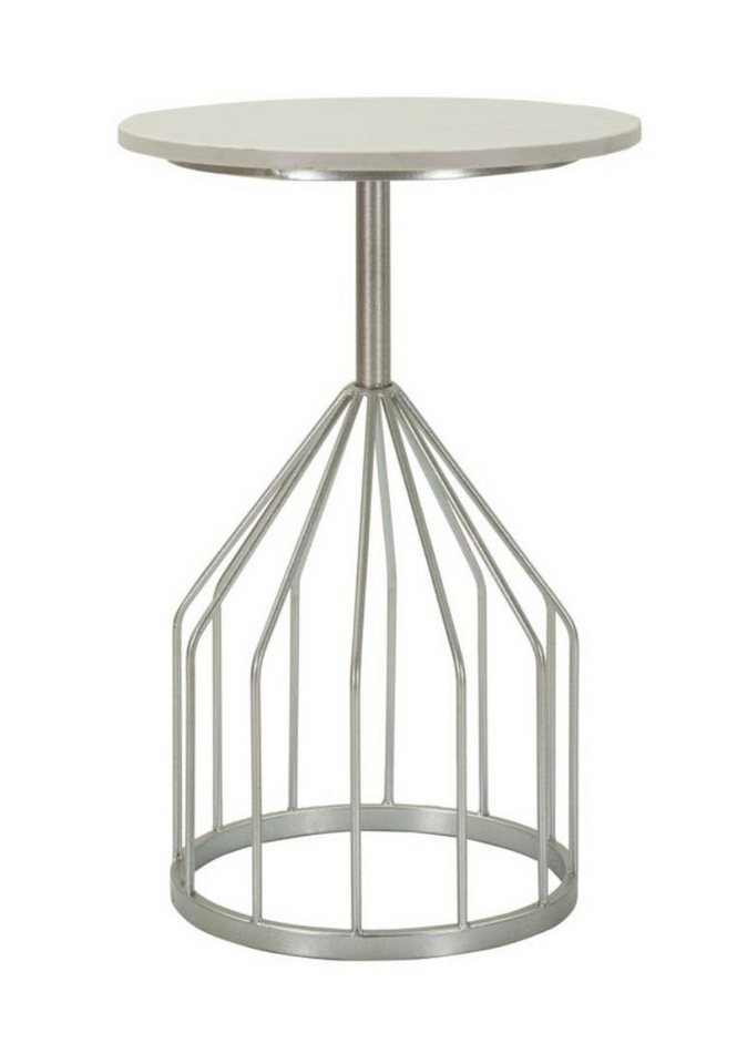 Natur24 Beistelltisch Cup Beistelltisch 37,5 x 37,5 x 58 cm Metall Marmor Silber Natur24 Beistelltisch Cup Beistelltisch 37,5 x 37,5 x 58 cm Metall Marmor Silber von Natur24