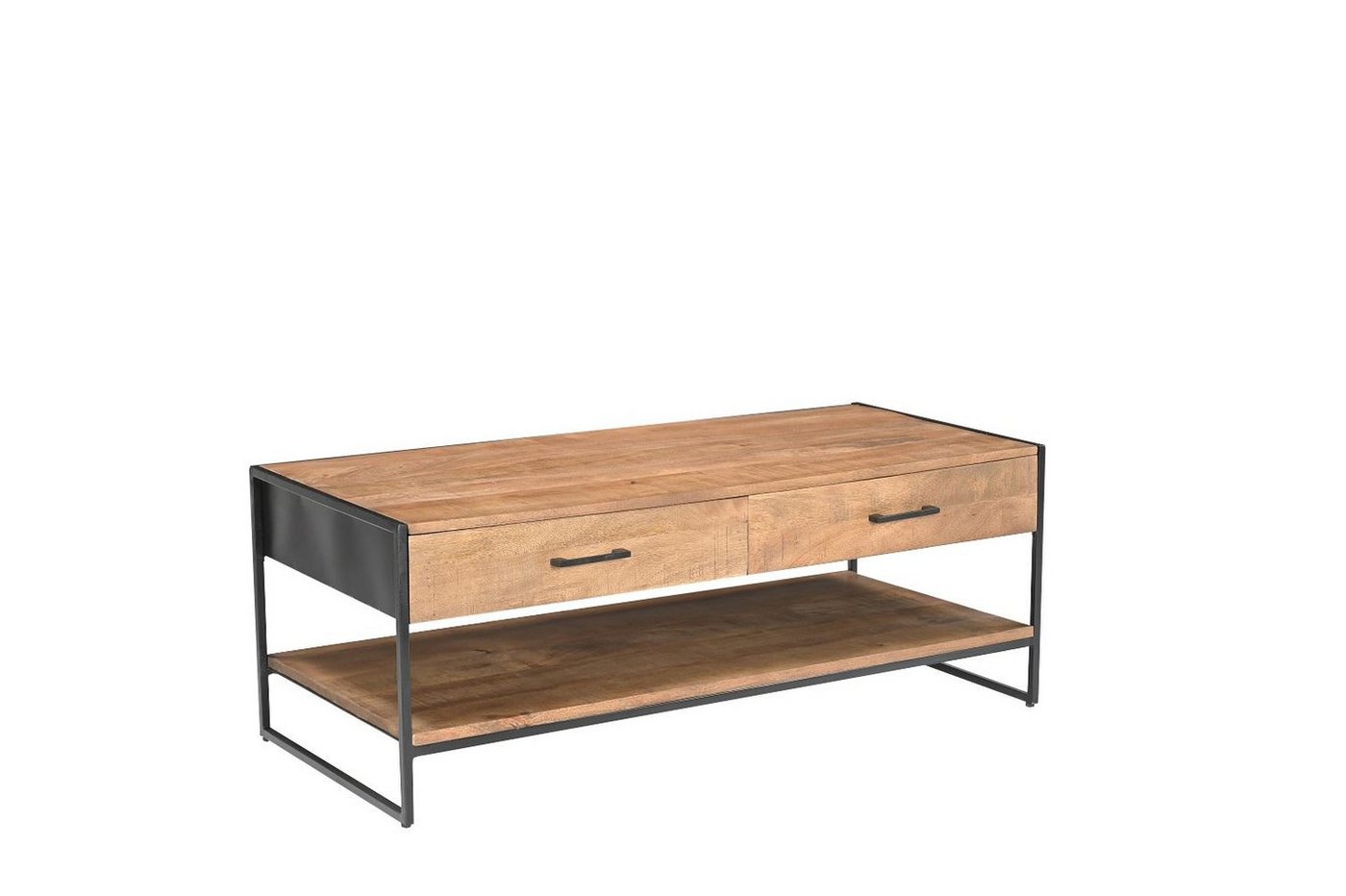 Natur24 Beistelltisch Elin Couchtisch 120x55x45 cm Mangoholz Stahl Natur Schwarz Natur24 Beistelltisch Elin Couchtisch 120x55x45 cm Mangoholz Stahl Natur Schwarz von Natur24