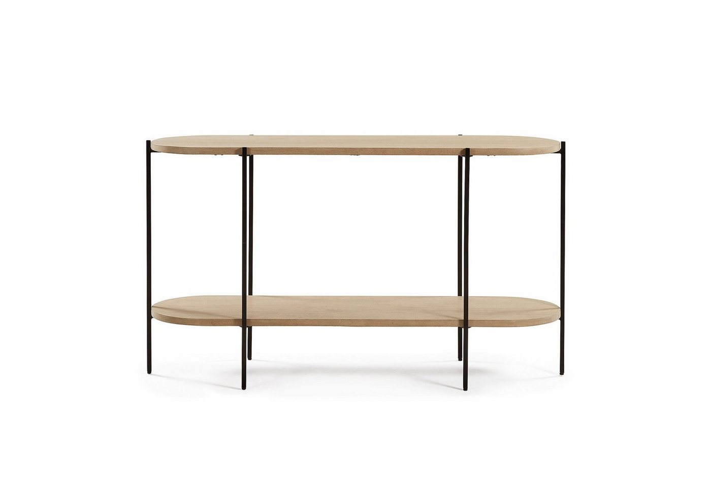 Natur24 Beistelltisch Konsolentisch Palmia 140 x 40 x 81 cm Mangoholz Wohnzimmer von Natur24