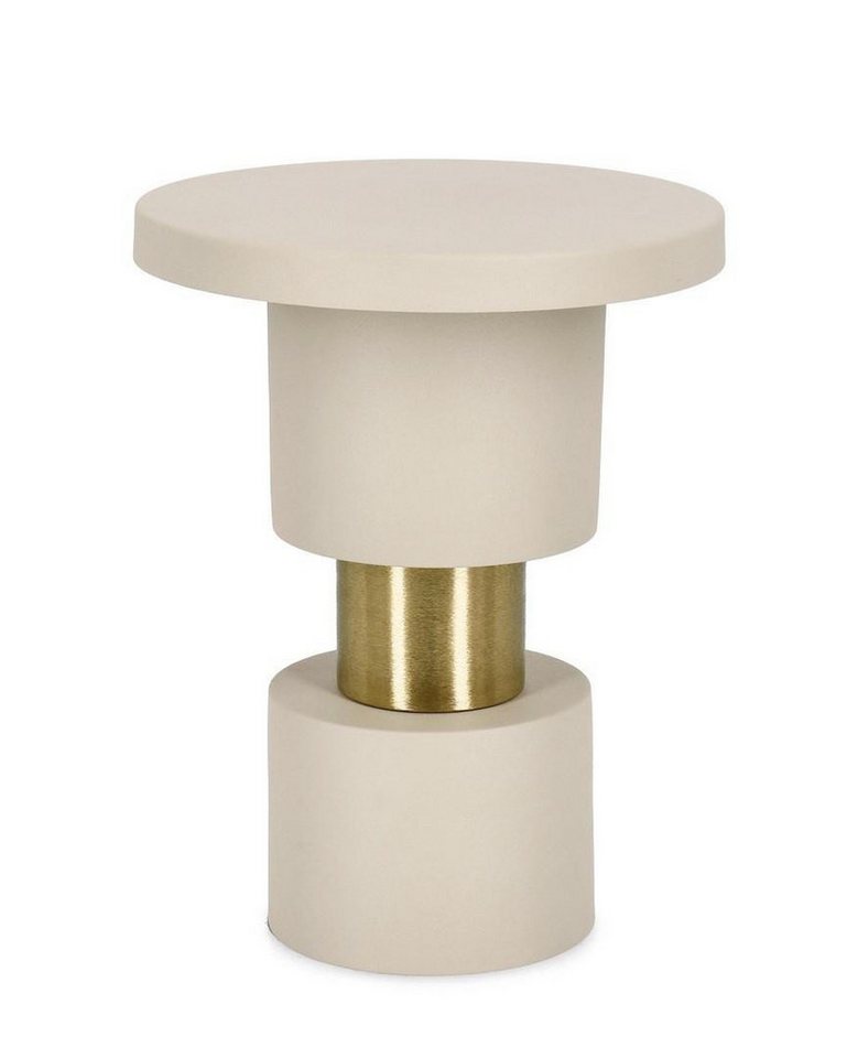 Natur24 Beistelltisch Mitul Couchtisch 35 x 35 x 45 cm Stahl Weiß Gold Natur24 Beistelltisch Mitul Couchtisch 35 x 35 x 45 cm Stahl Weiß Gold von Natur24