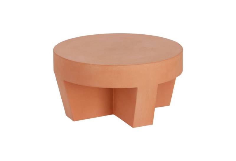 Natur24 Gartentisch Outdoor Tisch Vilena 60 x 60 x 30 cm Terrakotta Garten von Natur24