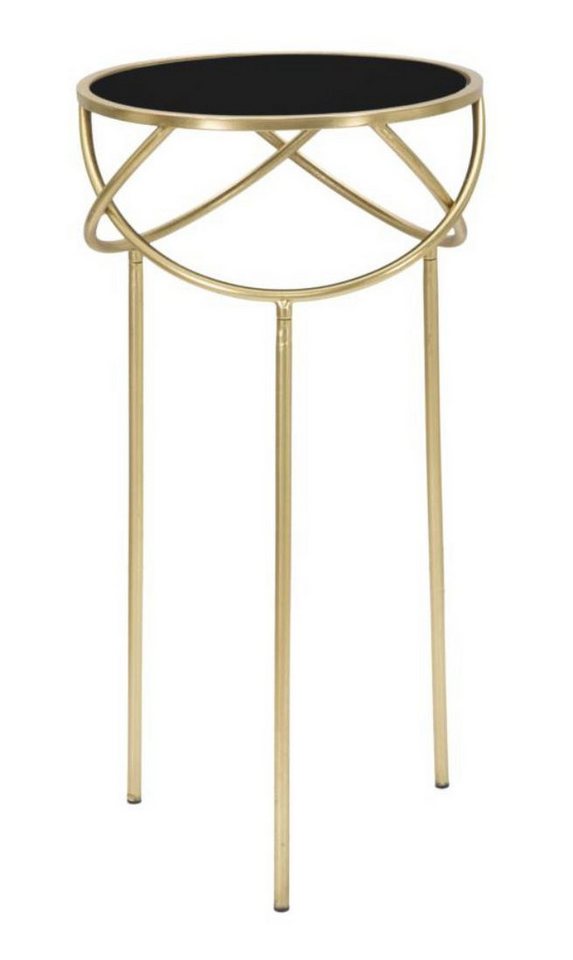Natur24 Beistelltisch Ring Beistelltisch 40 x 40 x 80 cm MDF Metall Schwarz Gold Natur24 Beistelltisch Ring Beistelltisch 40 x 40 x 80 cm MDF Metall Schwarz Gold von Natur24