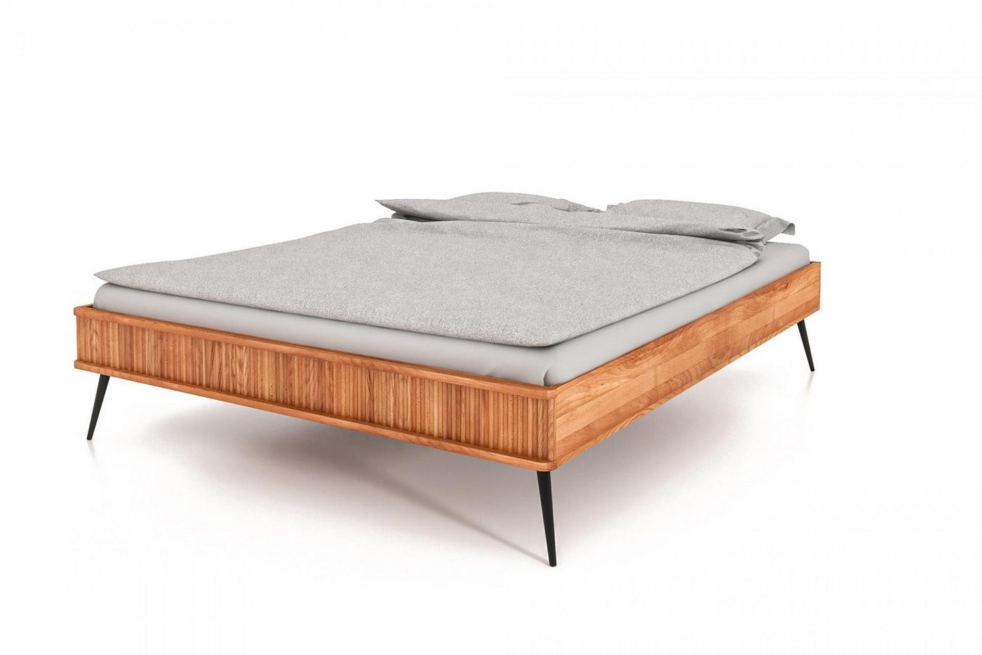 Natur24 Bett Bett Tula 3 Kernbuche massiv 180x200cm ohne Kopfteil Metallbeine Natur24 Bett Bett Tula 3 Kernbuche massiv 180x200cm ohne Kopfteil Metallbeine von Natur24