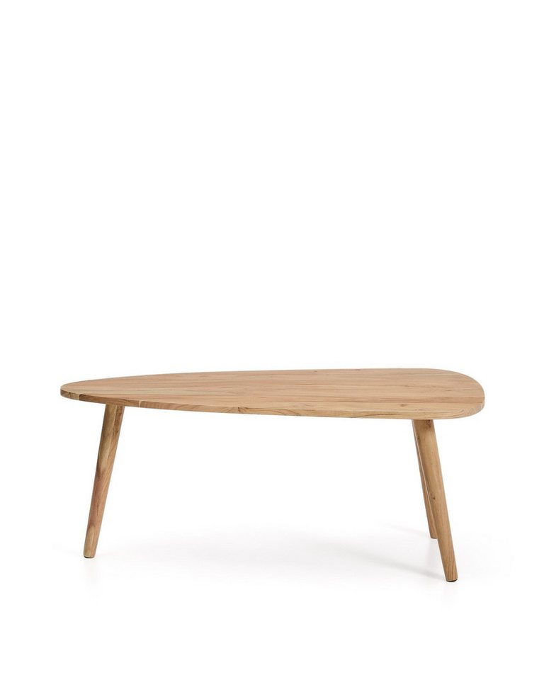 Natur24 Couchtisch Duvani Couchtisch 60 x 110.5 x 46 cm Metall Akazienholz Natur von Natur24